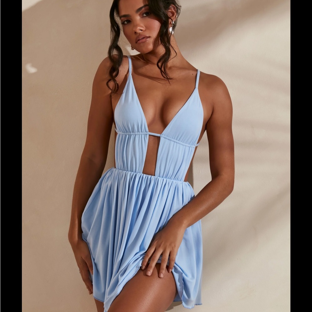 Oh Polly Carmen Skater Dress - UK 10/US 6